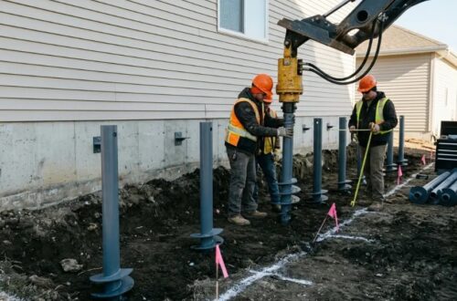 Strengthening Foundations With Helical Piers in Cedar Rapids